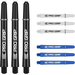 Target Pro Grip 3 Set Black White Blue - Dart Shafts