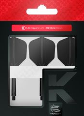 Target K-Flex Black NO6 - Dart Flights - Medium