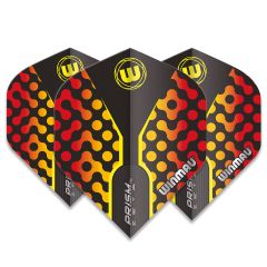 Winmau Prism Zeta Flight Black & Red