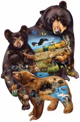 Cynthie Fisher - Bear Family Adventure  -  Puzzle 1000 pieces 
