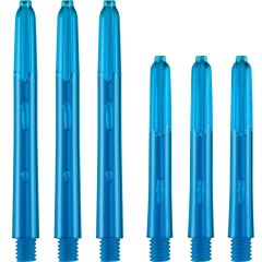 Nylon Edgeglow Polycarbonate Dart Shafts Licht Blauw