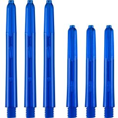 Nylon Edgeglow Polycarbonate Dart Shafts Donker Blauw