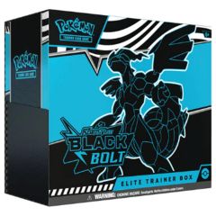 Pokémon Black Bolt Elite Trainer Box Zekrom  PRE ORDER BEGIN AUG