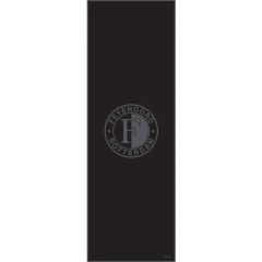 Dartmat Carpet Feyenoord Zwart/Logo - 80x237