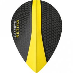 Harrows Retina Flight Zwart / Geel | Peer
