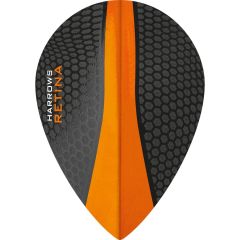 Harrows Retina Flight Zwart / Oranje | Peer