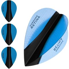 Harrows Retina X-Flight Zwart / Aqua Blauw | Peer
