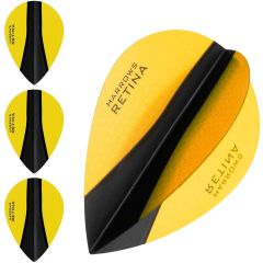 Harrows Retina X-Flight Zwart / Geel | Peer