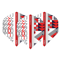 Jonny Clayton Hardcore White & Red - Dart Flights