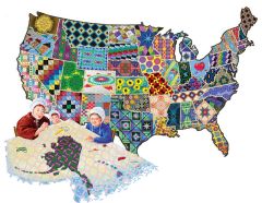 Joseph Burgess - An American Quilt  -  Puzzle 600 pieces 