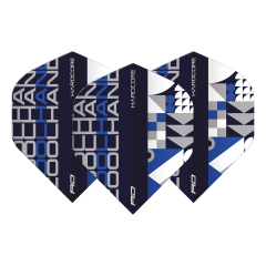 Luke Humphries Hardcore Cool Hand Black & Blue - Dart Flights