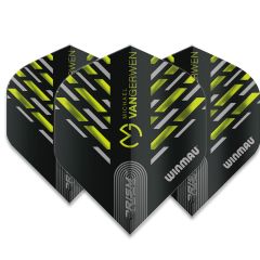 Michael van Gerwen Prism Alpha Black, Green & Grey Chevron