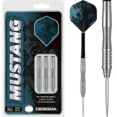 Designa Mustang  V2 Darts - Scallop Centre Grip