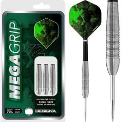Designa Mega Grip V2 Darts - Steel Tip - M2