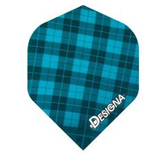 Designa Flight Std Tartan Aqua | OP=OP