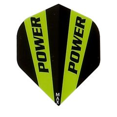 McCoy Flights Power Solid Black Green