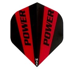 McCoy Flights Power Solid Black Red