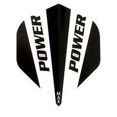 McCoy Flights Power Solid Black White