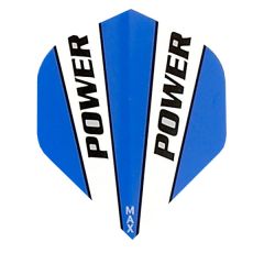 McCoy Flights Power Solid Blue White