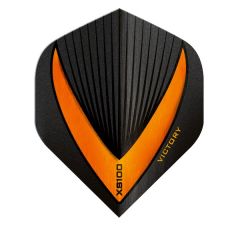 Victory Flights XS100 Std Vista-R Black Orange | OP=OP