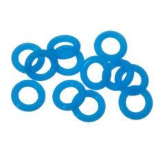 Target Ring Rubber 12 stuks Blauw