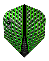 Harrows Silika Round NO6 Green - Dart Flights