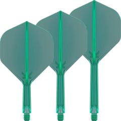 Target K-Flex Green NO2- Dart Flights