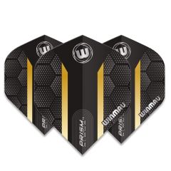 Winmau Prism Alpha Flight Extra Thick Black & Gold Stripe