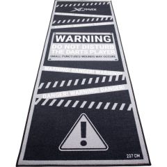 Dartmat Carpet Cool Grey Warning 237x80 cm