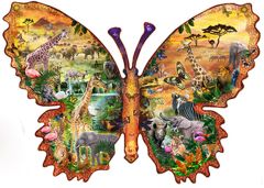 African Butterfly  -  Puzzle 1000 pieces XXL