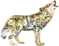 Greg Giordano - Meadow Wolf  -  Puzzle 750 pieces XXL